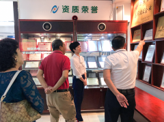 北京劉總來我公司參觀考察